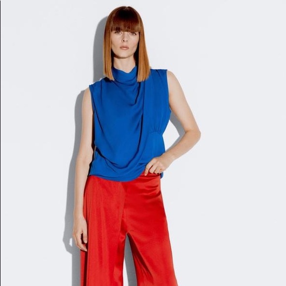 ZARA Sleeveless flowy top - Picture 3 of 7
